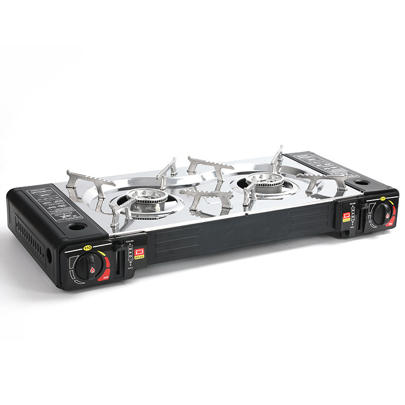 Portable Double Burner Camping Stove PROLUXEon PROLUXE